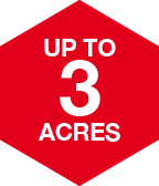 Up to 3 Acre